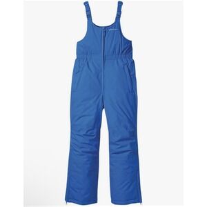 NEW! Eddie Bauer Boys Color Blue sapphire Snow Bib Overalls PANTS M 10/12